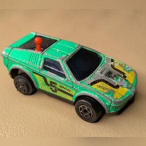 Majorette MOTOR Green BMW Turbo Diecast Toy Car Made In France